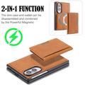 Samsung Galaxy Z Fold8 magnetisk etui med kortlomme - brun