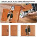 Samsung Galaxy Z Fold8 magnetisk etui med kortlomme - brun