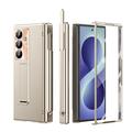 Samsung Galaxy Z Fold8 Ultra-etui med magnetisk hengsel, stylus og beskyttelsesglass - Champagne Gull