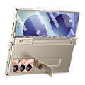 Samsung Galaxy Z Fold8 Ultra-etui med magnetisk hengsel, stylus og beskyttelsesglass - Champagne Gull