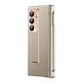 Samsung Galaxy Z Fold8 Ultra-etui med magnetisk hengsel, stylus og beskyttelsesglass - Champagne Gull