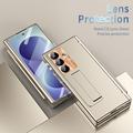Samsung Galaxy Z Fold8 Ultra-etui med magnetisk hengsel, stylus og beskyttelsesglass - Champagne Gull