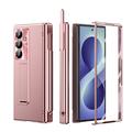 Samsung Galaxy Z Fold8 Ultra-etui med magnetisk hengsel, stylus og beskyttelsesglass - rosagull