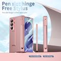 Samsung Galaxy Z Fold8 Ultra-etui med magnetisk hengsel, stylus og beskyttelsesglass - rosagull