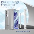 Samsung Galaxy Z Fold8 Ultra-etui med magnetisk hengsel, stylus og beskyttelsesglass - sølv