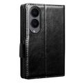 Samsung Galaxy Z Fold8 Qialino Classic Lommebok-deksel I Lær - Svart