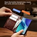 Samsung Galaxy Z Fold8 Qialino Classic Lommebok-deksel I Lær - Mørkebrun