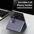 Samsung Galaxy Z Fold8 Smart Clear View Flip-etui med kortspor - grå-lilla