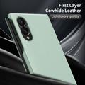 Samsung Galaxy Z Fold8 Smart Clear View Flip-etui med kortspor - lysegrønn