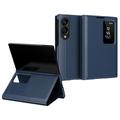 Samsung Galaxy Z Fold8 Smart Clear View Flip-etui med kortspor - Safir