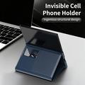 Samsung Galaxy Z Fold8 Smart Clear View Flip-etui med kortspor - Safir