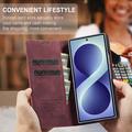 Samsung Galaxy Z Fold8 Ultra Caseme 013 Series Lommebok-deksel - Rød