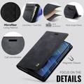 Samsung Galaxy Z Fold8 Ultra Caseme 033 Lommebok-etui med kalvestruktur og RFID-blokkering - Svart