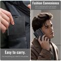 Samsung Galaxy Z Fold8 Ultra Caseme 033 Lommebok-etui med kalvestruktur og RFID-blokkering - Svart