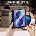 Samsung Galaxy Z Fold8 Ultra Caseme 033 Lommebok-etui med kalvestruktur og RFID-blokkering - Kaffe