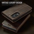 Samsung Galaxy Z Fold8 Ultra Caseme 033 Lommebok-etui med kalvestruktur og RFID-blokkering - Kaffe