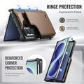 Samsung Galaxy Z Fold8 Ultra Caseme C22-etui med RFID-kortlomme - brun