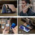 Samsung Galaxy Z Fold8 Ultra Caseme C22-etui med RFID-kortlomme - brun