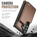 Samsung Galaxy Z Fold8 Ultra Caseme C22-etui med RFID-kortlomme - brun