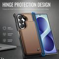 Samsung Galaxy Z Fold8 Ultra Caseme C22-etui med RFID-kortlomme - brun