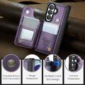 Samsung Galaxy Z Fold8 Ultra Caseme C22-etui med RFID-kortlomme - Lilla
