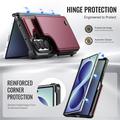 Samsung Galaxy Z Fold8 Ultra Caseme C22-etui med RFID-kortlomme - rød