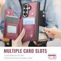 Samsung Galaxy Z Fold8 Ultra Caseme C22-etui med RFID-kortlomme - rød