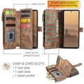 Samsung Galaxy Z Fold8 Ultra Caseme C30 Multifunksjonell Lommebok-deksel - Brun