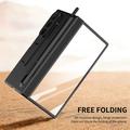 Samsung Galaxy Z TriFold Kickstand-etui med skjermbeskytter i herdet glass og styluspenn - Svart