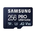 Samsung Pro Ultimate MicroSDXC-minnekort med SD-adapter MB-MY256SA/WW - 256 GB