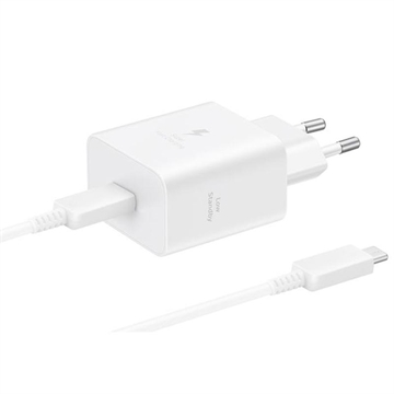Samsung Super Fast USB-C Strømadapter EP-T4511XWEGEU - 45W - Hvit
