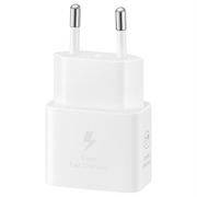 Samsung USB-C Strømadapter med Kabel EP-T2510XWEGEU - 25W - Hvit