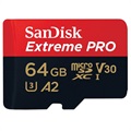 SanDisk Extreme Pro MicroSDXC UHS-I-kort SDSQXCY-064G-GN6MA