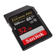 SanDisk Extreme Pro microSDHC microSDHC UHS-I U3-minnekort SDSDXXO-032G-GN4IN - 32GB