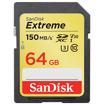 SanDisk Extreme SDXC Minnekort - SDSDXV6-064G-GNCIN
