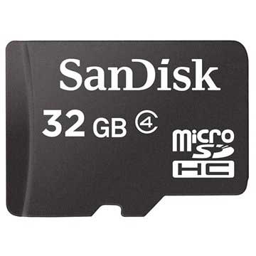 SanDisk MicroSD / MicroSDHC Minnekort SDSDQM-032G-B35A - 32GB