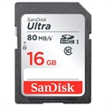 SanDisk Ultra SDHC Minnekort SDSDUNC-016G-GN6IN - 16GB