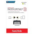 SanDisk Ultra Dual Drive USB Type-C Minnepinne SDDDC2-128G-G46