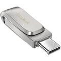 SanDisk Ultra Luxe Dual Drive USB-minnepinne SDDDC4-512G-G46 - 512GB - Sølv