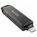 SanDisk iXpand Luxe USB-C/Lightning Minnepenn - 256GB