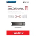 SanDisk iXpand Luxe USB-C/Lightning Minnepenn