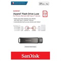 SanDisk iXpand Luxe USB-C/Lightning Minnepenn - 256GB