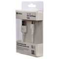 Sandberg MicroUSB synkroniserings- og ladekabel - hvit - 3 m