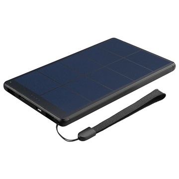 Sandberg Urban Solar Powerbank 10000mAh - USB-C, USB - Sort