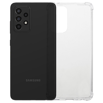 Samsung Galaxy A52 5G/A52s 5G Ripebestandig Hybrid-deksel - Gjennomsiktig