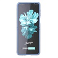 Ripebestandig Samsung Galaxy Z Flip4 Hybrid-deksel - Gjennomsiktig