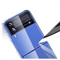 Ripebestandig Samsung Galaxy Z Flip4 Hybrid-deksel - Gjennomsiktig