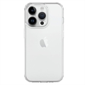 iPhone 15 Pro Ripebestandig Hybrid-deksel - Gjennomsiktig