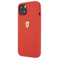 Scuderia Ferrari On Track iPhone 13 Silikondeksel - Rød