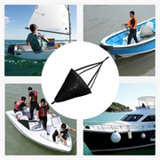 Ankerdrogue for sjøanker/Drivanker - Størrelse S - Svart